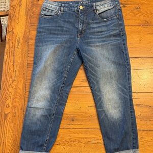 White House Black Market Denim Cropped Jeans